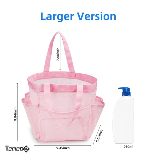 Large Mesh Shower Caddy Tote Organizer for College