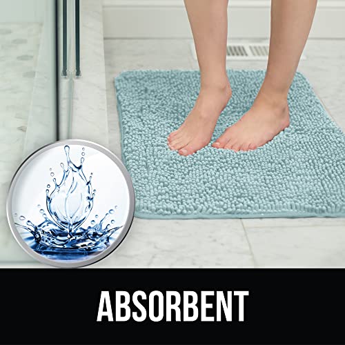 Soft Chenille Bath Rug, Shaggy Kids Bathroom Mat