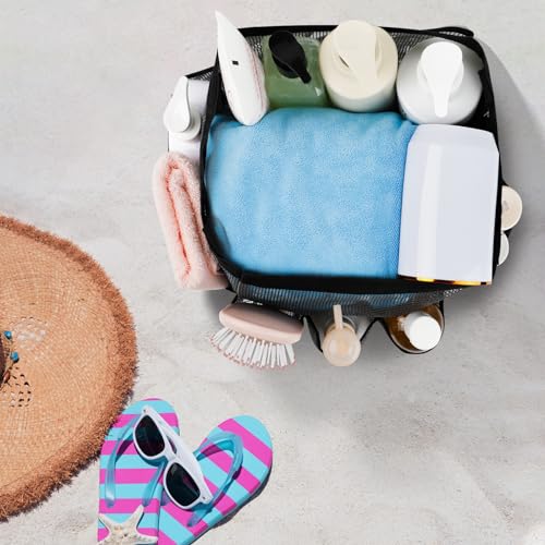 Attmu Portable Mesh Shower Caddy with 8 Pockets