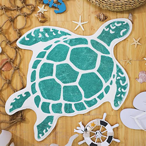 Tropical Turtle Theme Bathroom Mats for Indoor & Outdoor
