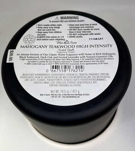 3-Wick Mahogany Teakwood Candle From Bath & Body Works
