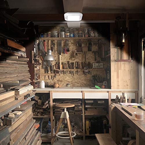 LINEWAY Battery Operated Motion Sensor Ceiling Lights (2 Pack)