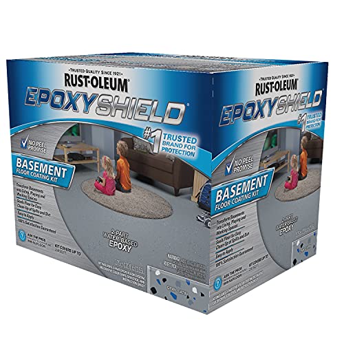 Rust-Oleum Gray Epoxy Floor Coating - 120oz