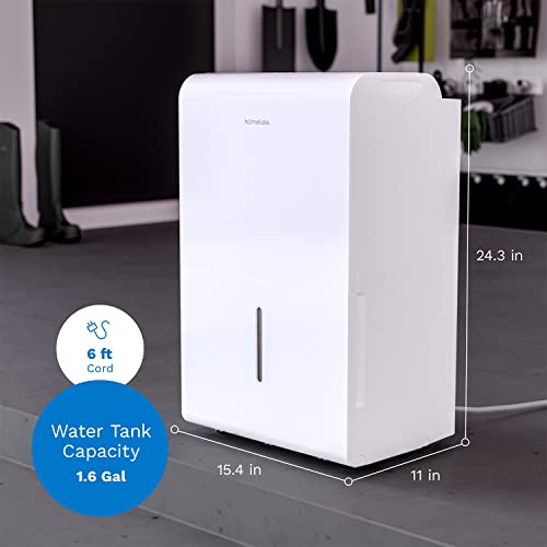 hOmeLabs Energy Star Dehumidifier - Ideal for Medium-Large Spaces