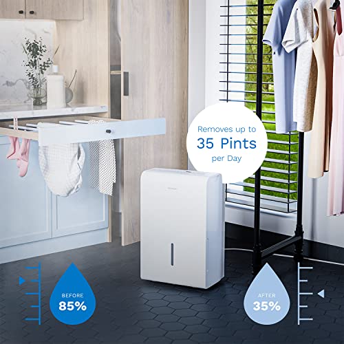 hOmeLabs Energy Star Dehumidifier - Ideal for Medium-Large Spaces