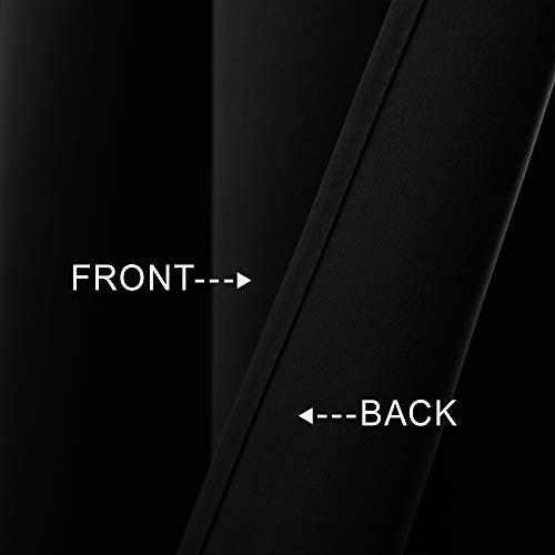 Mrs.Naturall Small Blackout Curtains for Small Windows, 24