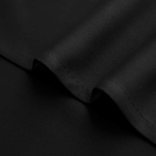 Mrs.Naturall Small Blackout Curtains for Small Windows, 24