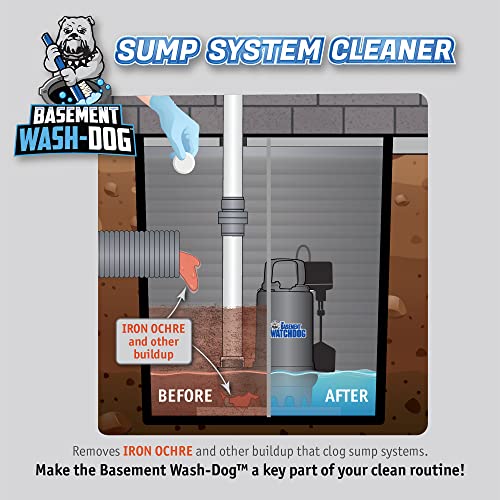 Basement Wash-Dog Sump System Cleaner for Indoor & Outdoor Decor