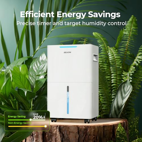 SEAVON 21 Pint Dehumidifier for 1500 Sq.ft Home