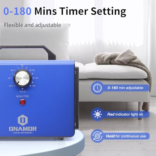 ONAMOR 36000 mg/h Ozone Generator for Indoor/Outdoor Beauty