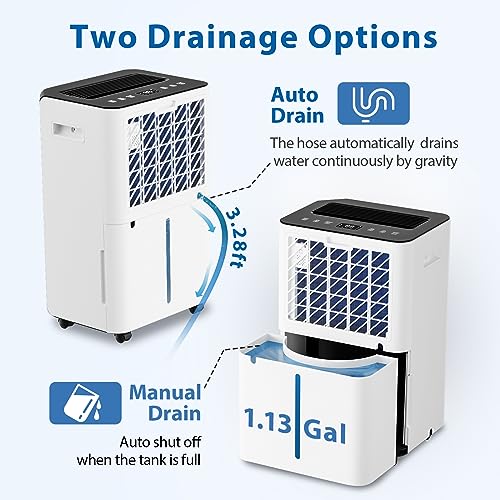 High Capacity Dehumidifier for Large Home Basement