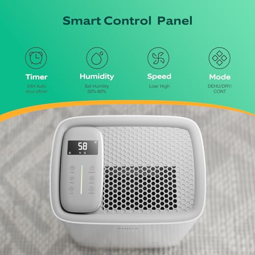 Energy Star Dehumidifier for Large Rooms & Basements