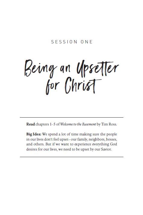 Basement Study Guide: Building Jesus' Upside-Down Kingdom