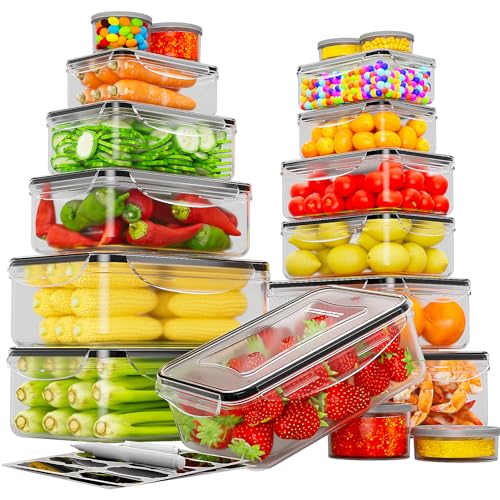 36-Piece Airtight Food Storage Containers Set for Pantry