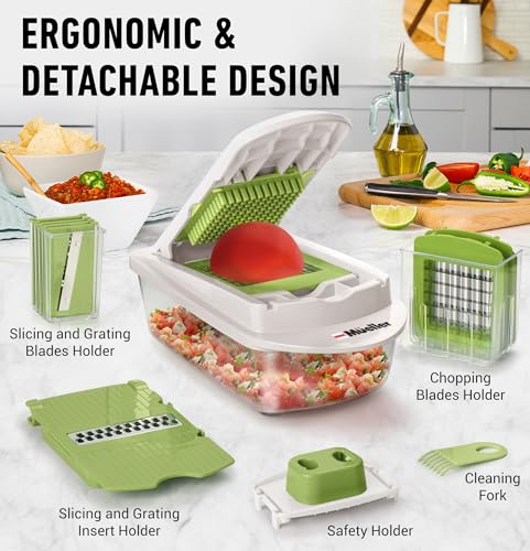 Mueller Pro-Series 10-in-1 Vegetable Chopper & Slicer
