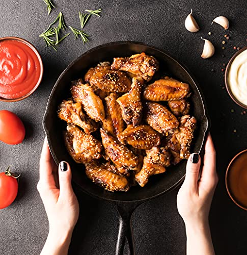 Pre-Seasoned Cast Iron Skillet Set - Frying Pan Trio