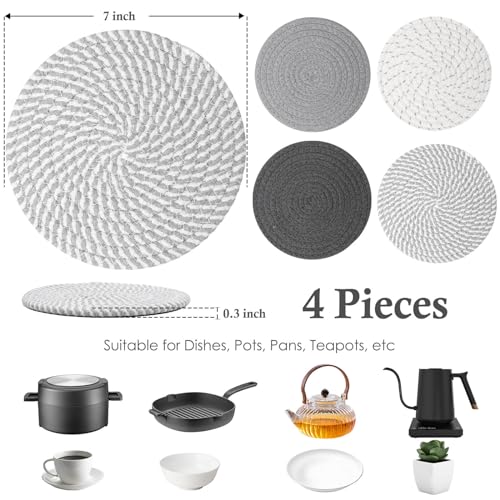 7" Heat Resistant Trivets for Kitchen and Home