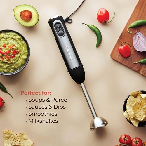 500W Handheld Electric Immersion Blender with Turbo Mode