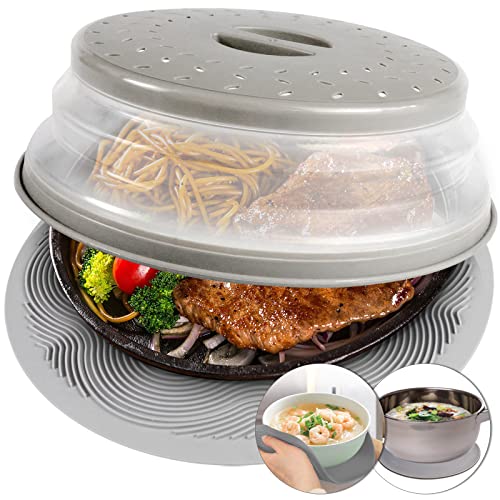 Aidacom 2-in-1 Microwave Place Mat & Food Cover