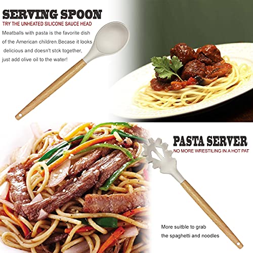 35 Pc Heat Resistant Silicone Kitchen Utensils Set