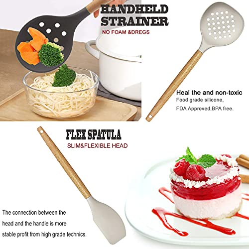 35 Pc Heat Resistant Silicone Kitchen Utensils Set