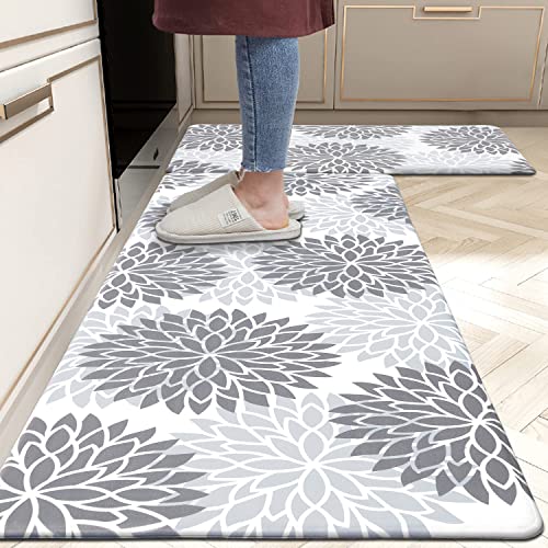 HEBE 2 Piece Non Slip Kitchen Rug Set