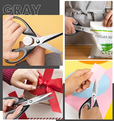 Astercook Heavy Duty Kitchen Shears - Multi-Use, Ergonomic