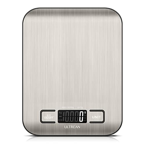 Ultrean Digital Kitchen Scale for Baking Cooking, 11lb