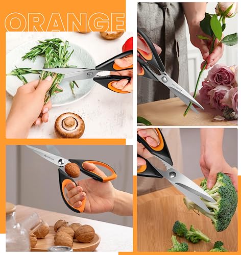 Astercook Heavy Duty Kitchen Shears - Multi-Use, Ergonomic