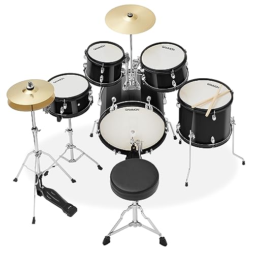 Gammon Percussion Junior Drum Kit - Black