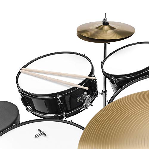 Complete 5-Piece Adult Drum Set with Stands & Pedal