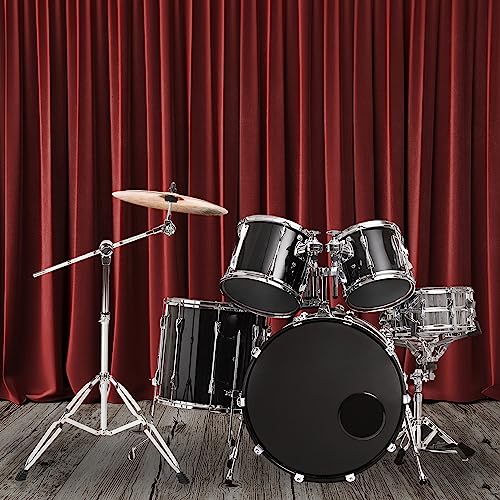 2Pack Adjustable Double Braced Cymbal Stand for Drum Kits