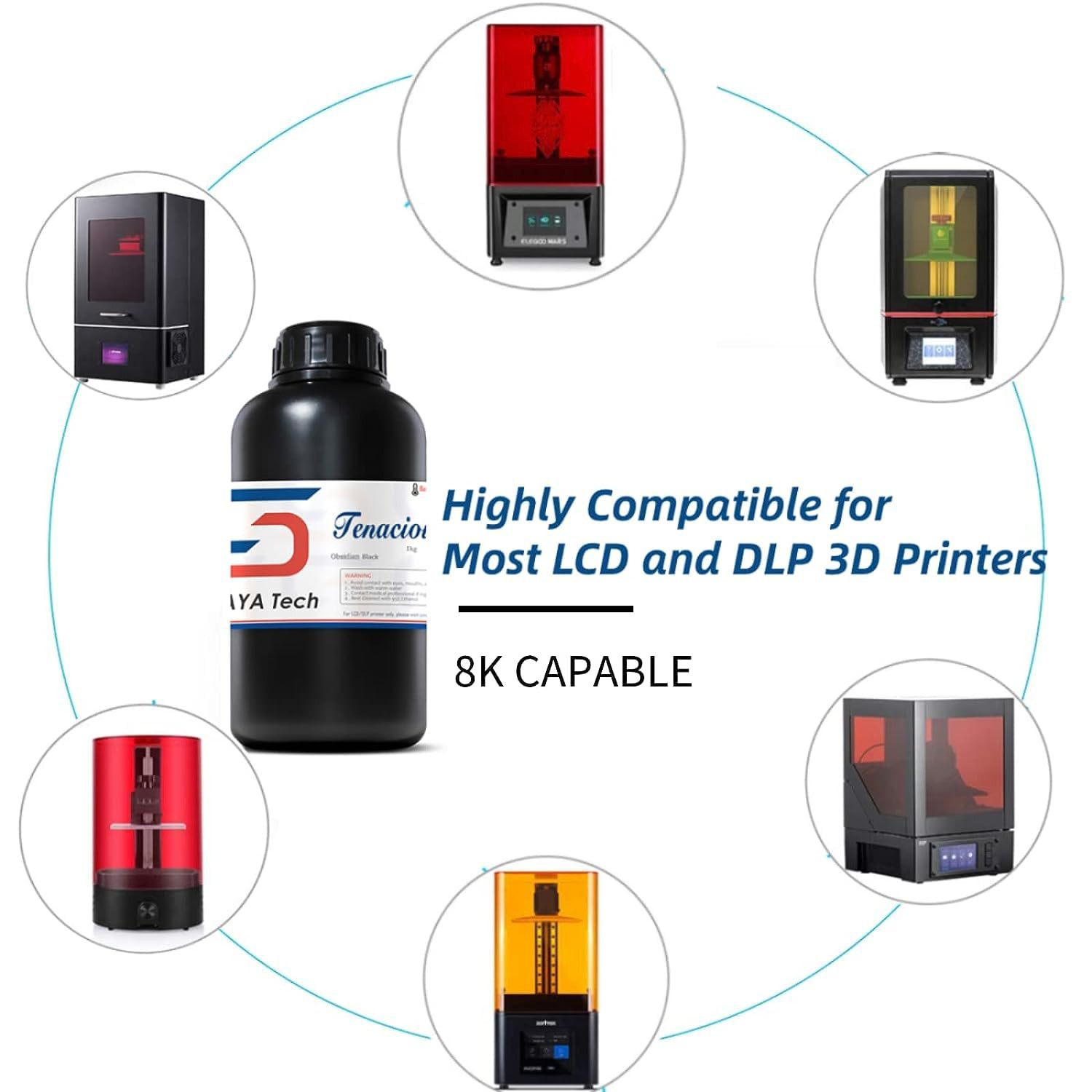 Siraya Tech Tenacious Flexible 3D Printer Resin