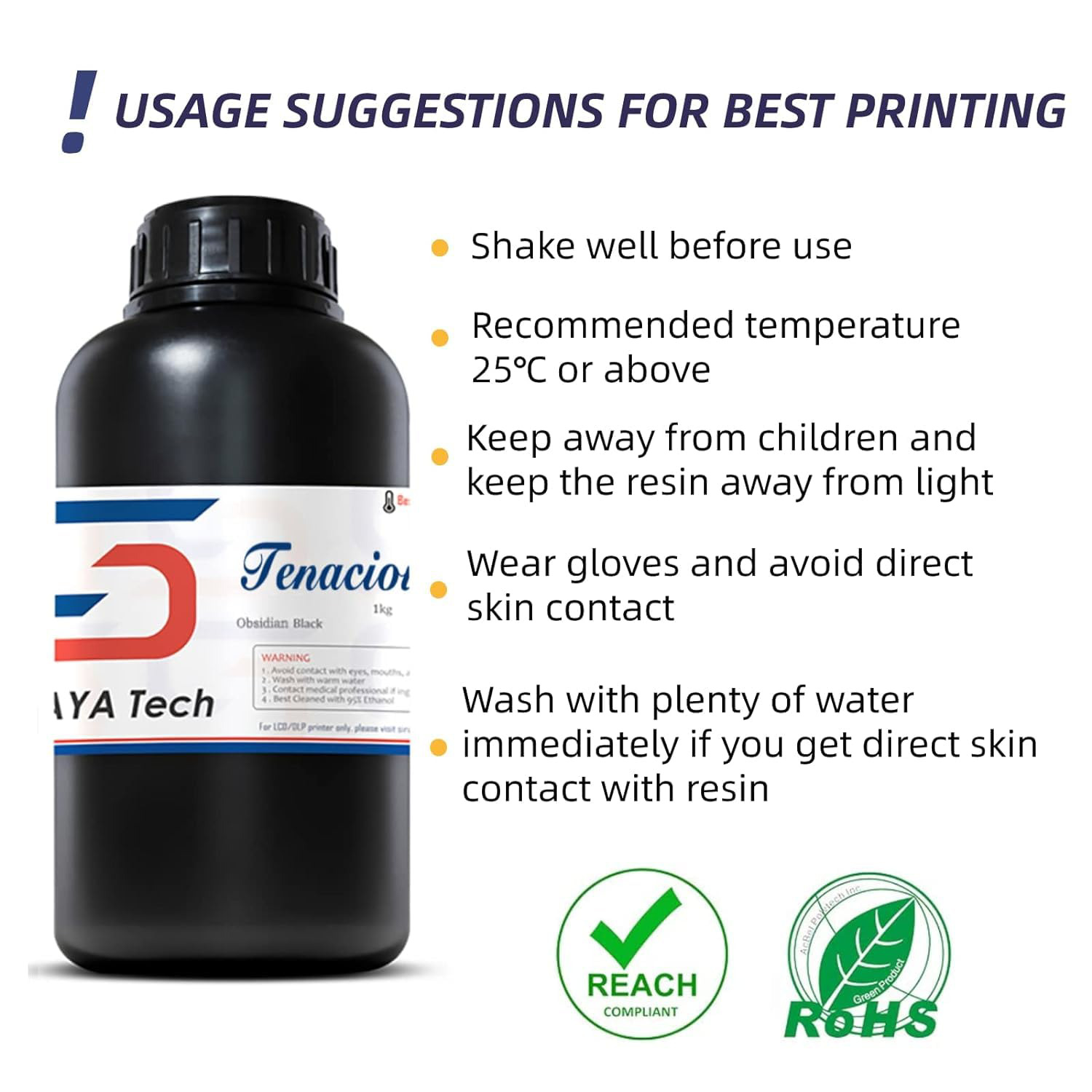 Siraya Tech Tenacious Flexible 3D Printer Resin