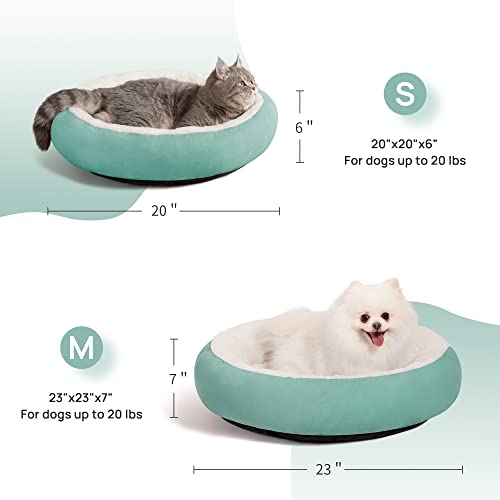 Soft Blue Donut Cat Bed - Love's Cabin