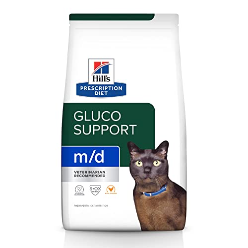 Hill's m/d GlucoSupport Chicken Dry Cat Food, 8.5 lb
