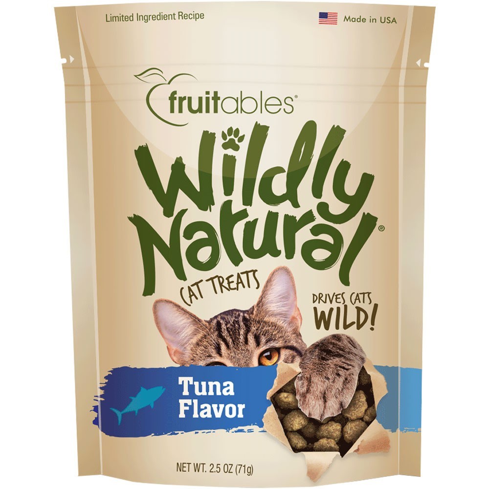 Fruitables Wildly Natural Cat Treats, Tuna Flavor, 2.5 oz