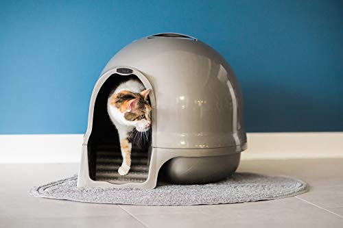 Booda Clean Step Cat Litter Box Dome - Pearl White