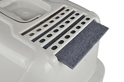 Hooded Cat Litter Box with Odor Control