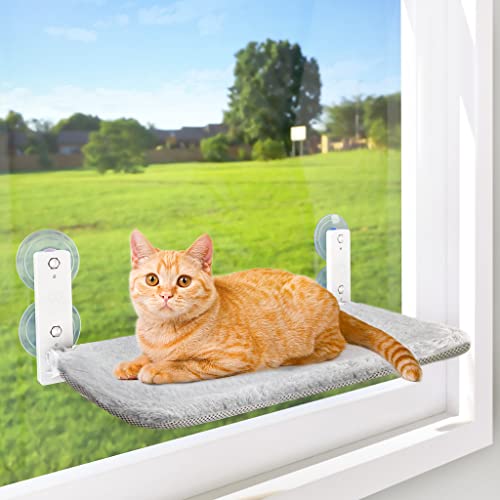 Cordless Cat Window Perch with Suction Cups