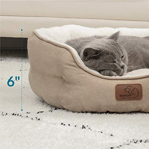 Small Round Cat Bed for Dogs, Puppy, Kitten -20