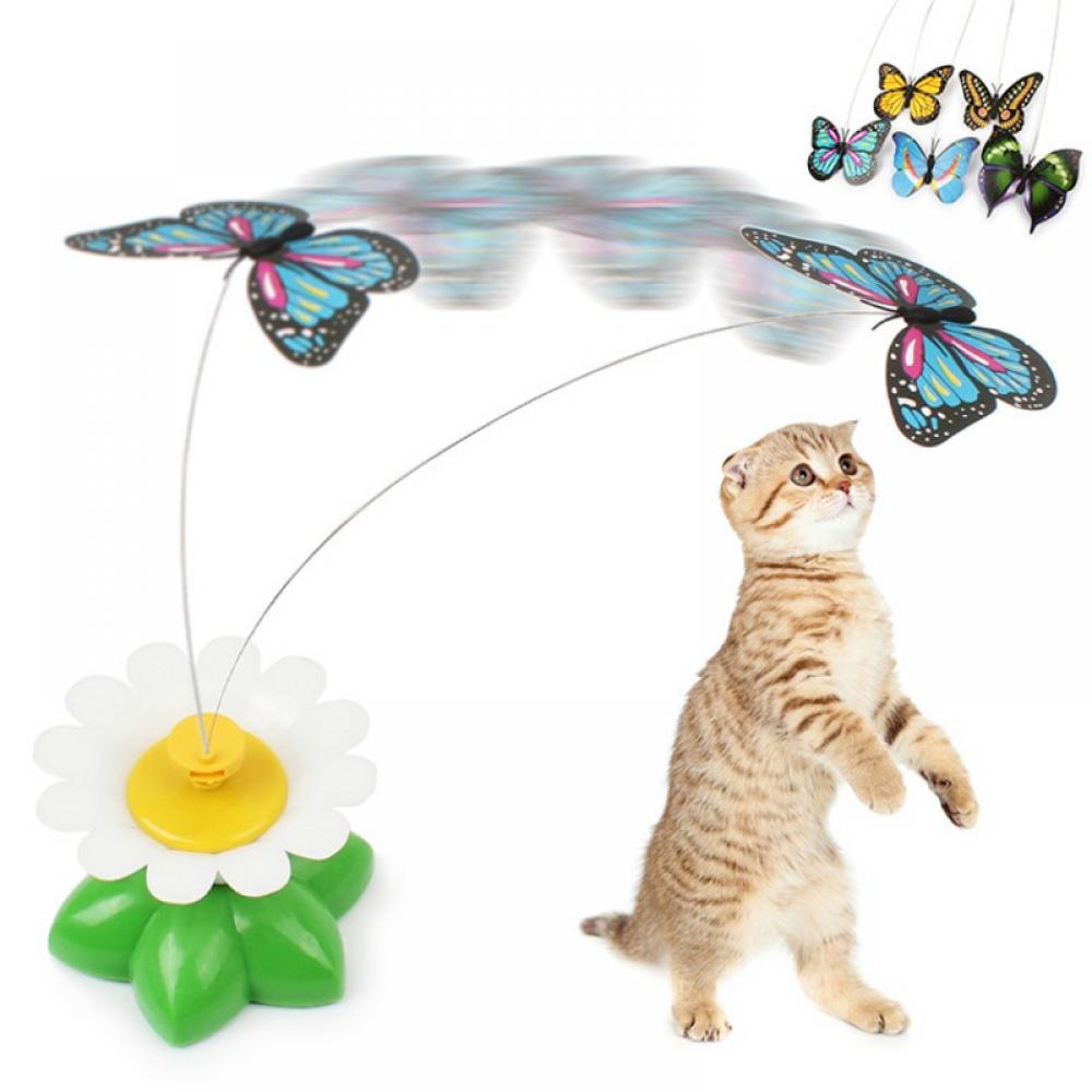 Indoor Cat Electronic Butterfly Toy - Interacts!