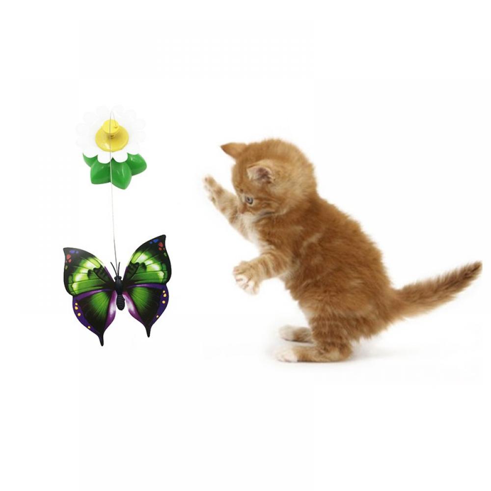 Indoor Cat Electronic Butterfly Toy - Interacts!