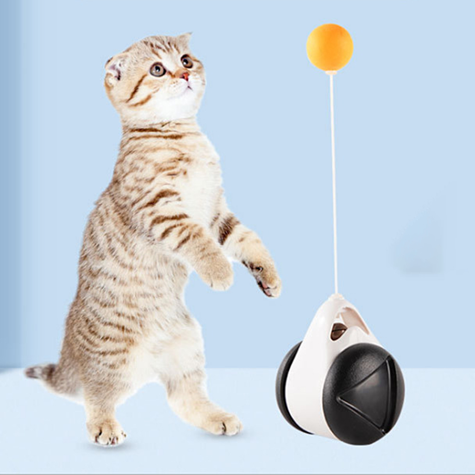 Catmint Ball Balance Car Toy for Cats