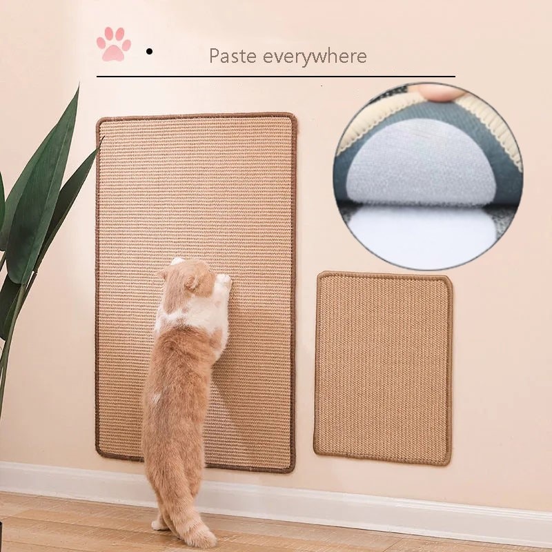 Sisal Cat Scratcher Mat Board Sharpen Nails Furniture