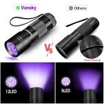 Vansky UV Black Light Flashlight for Pet Urine