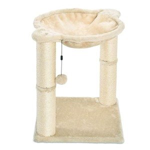 Cozy Cat Tower with Hammock and Scratching Posts