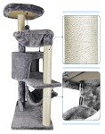 YUNIQUE Cat Tree with Condo and Large Hammock