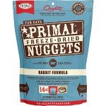 Primal Freeze-Dried Rabbit Cat Food Nuggets 14 oz