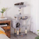 Cozy Cat Tree with Hammock and Scratching Posts